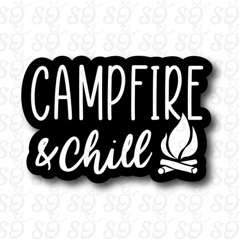 Campfire & Chill Sticker