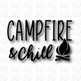 Campfire & Chill Sticker