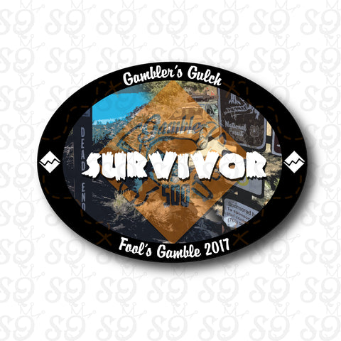 Gambler’s Gulch Survivor Sticker