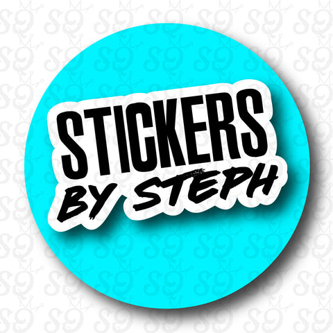 StickersBySteph Circle Sticker