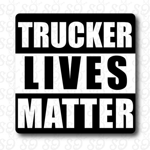 Trucker Lives Matter Sticker