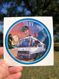 SD2RV Logo Sticker